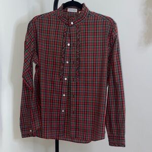 Classic Red and Green Plaid Shirt
